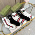 Gucci Cotton Crew Socks - 5-Pair Pack