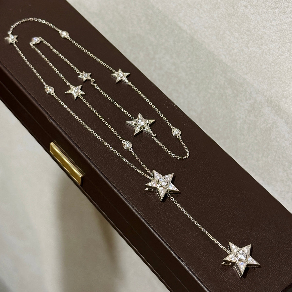 Star Pendant Necklace in Gold-Tone – Star Detail main product view