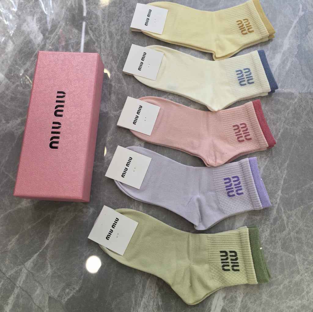 Cotton Crew Socks - 5-Pair Pack