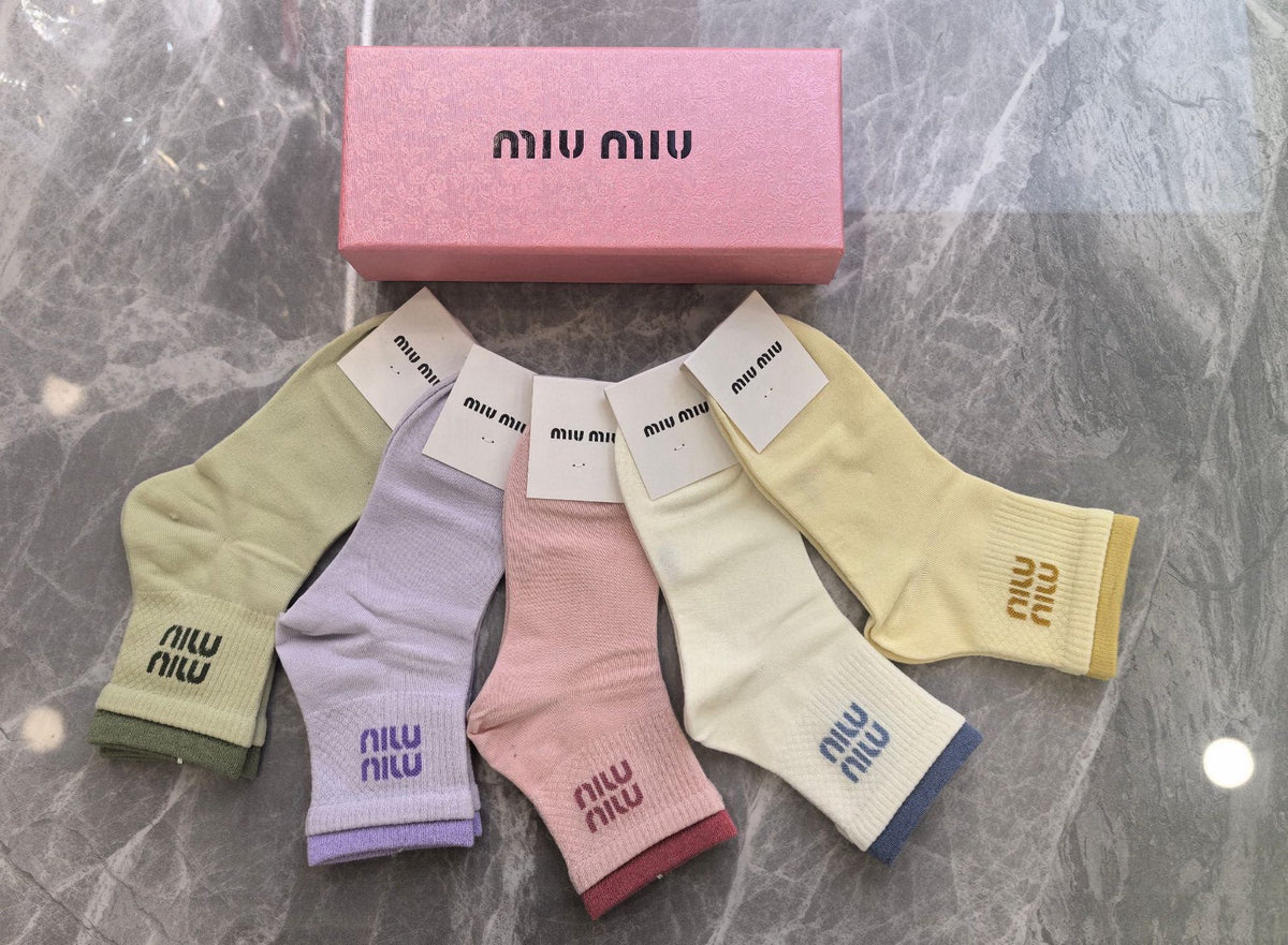 Cotton Crew Socks - 5-Pair Pack
