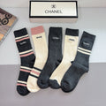 Chanel Crew Socks