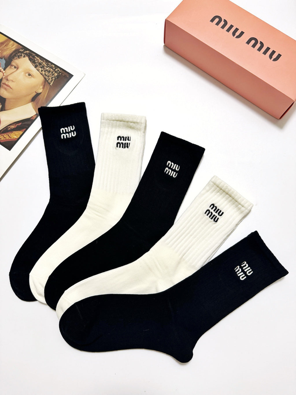 Cotton Crew Socks - 5-Pair Pack