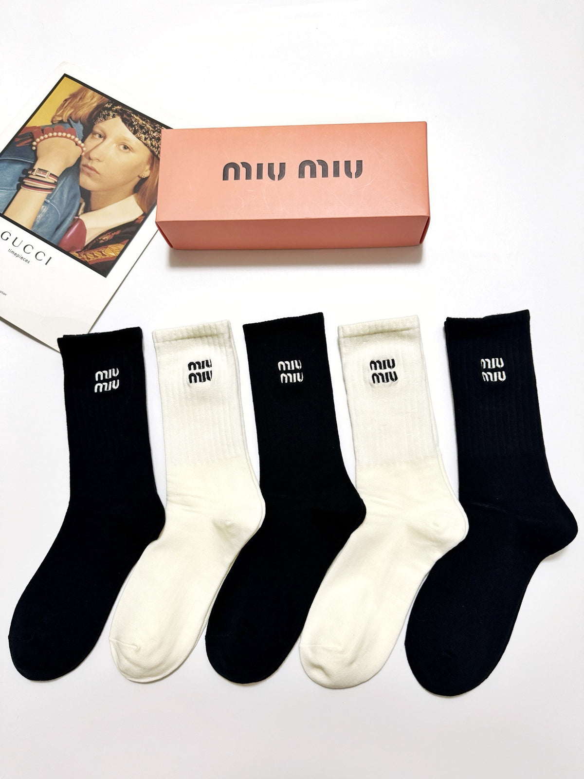 Cotton Crew Socks - 5-Pair Pack