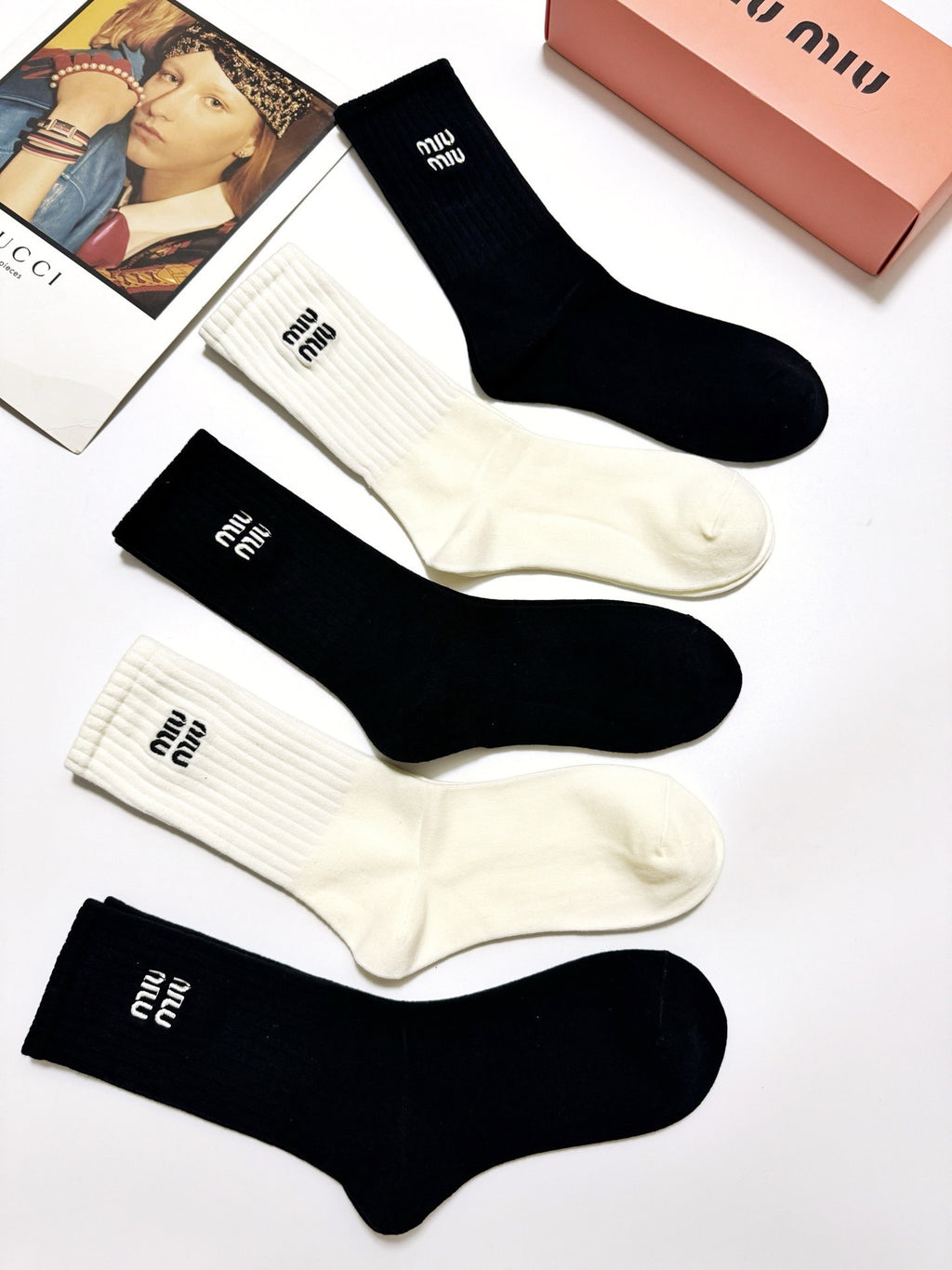 Cotton Crew Socks - 5-Pair Pack