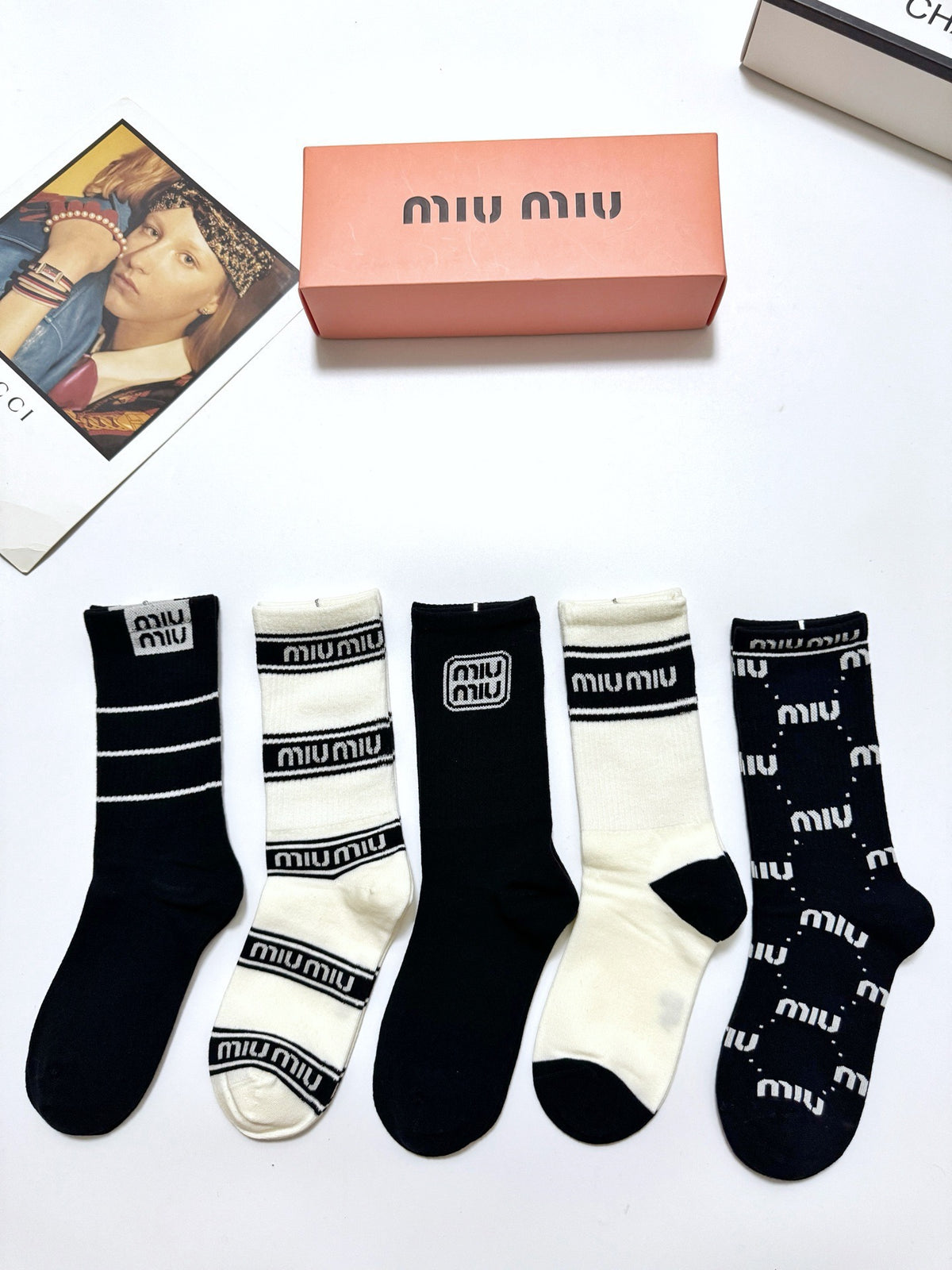 Cotton Crew Socks - 5-Pair Pack