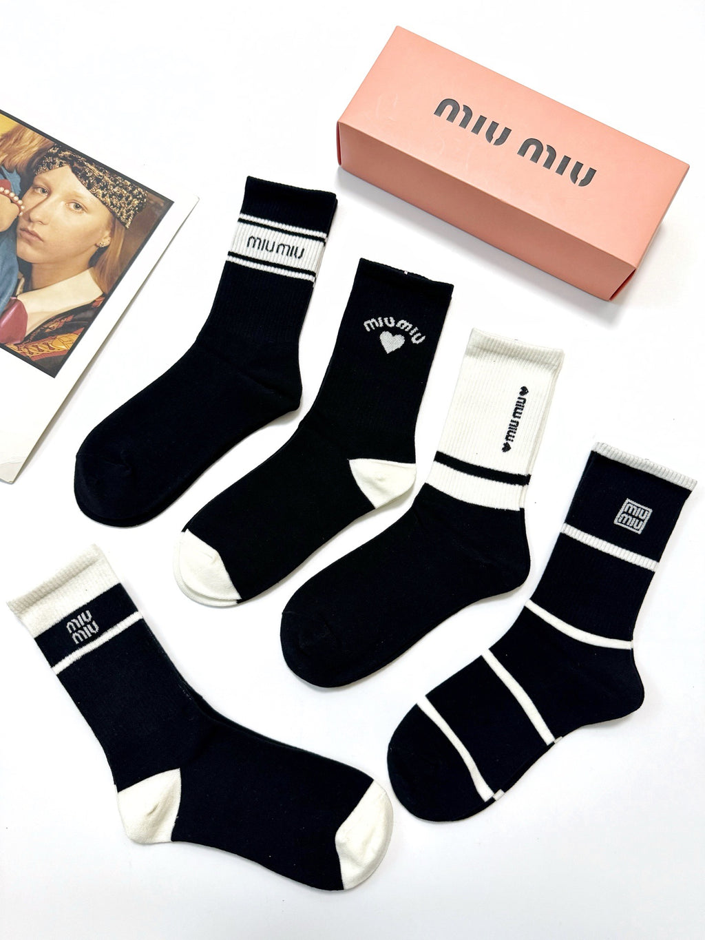 Cotton Crew Socks - 5-Pair Pack