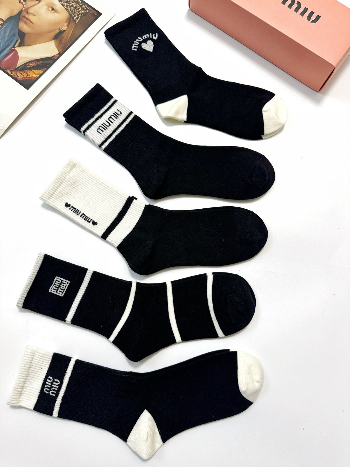 Cotton Crew Socks - 5-Pair Pack