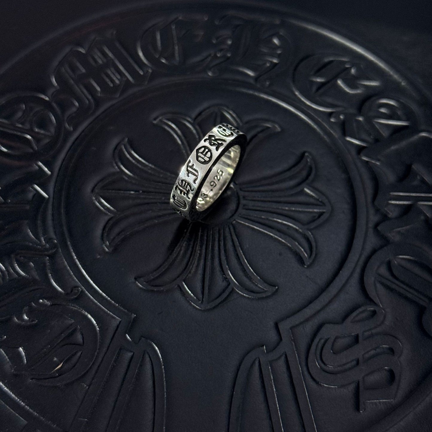Cross Statement Ring in Antique Silver-Tone – Design 03 styled product view