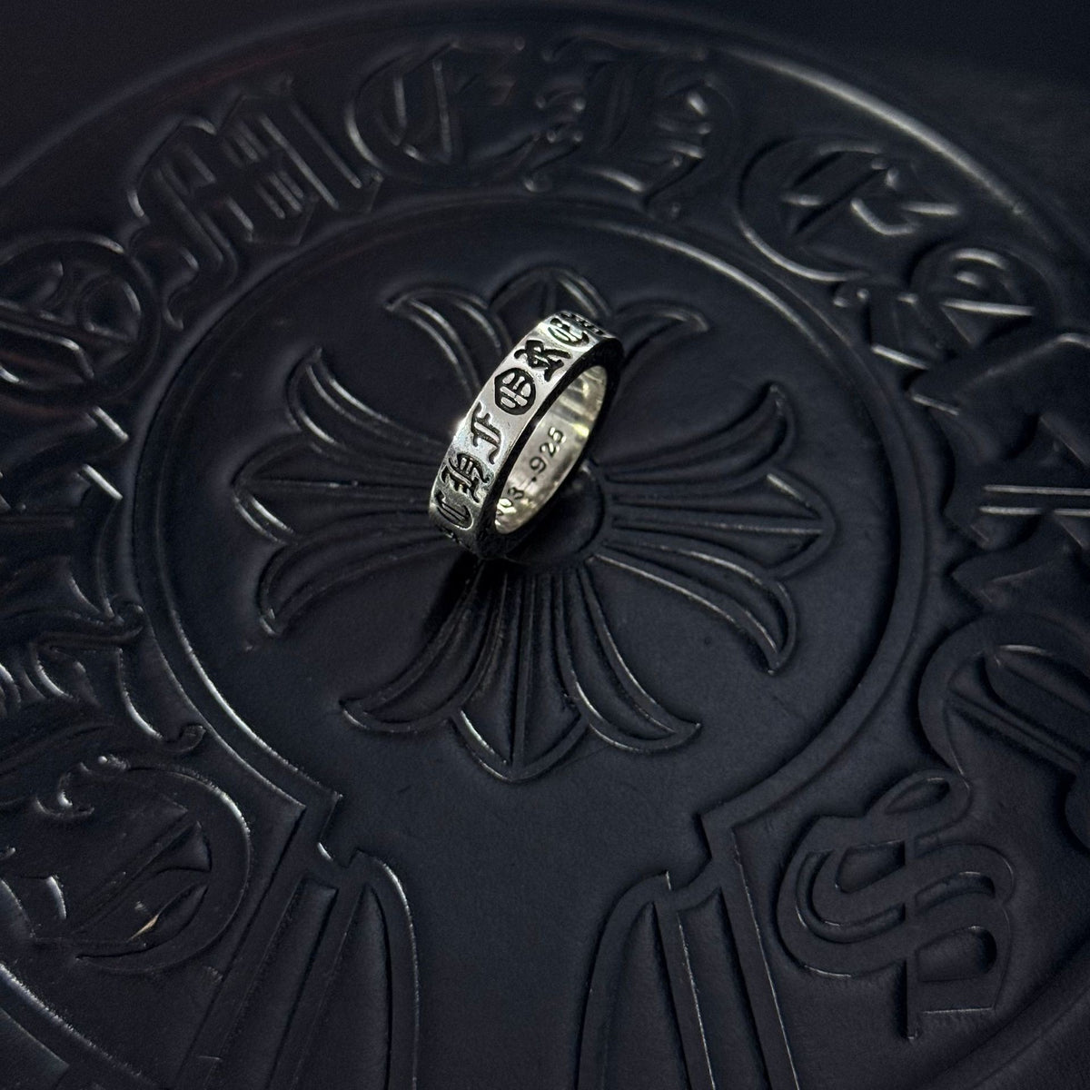 Cross Statement Ring in Antique Silver-Tone – Design 03 styled product view