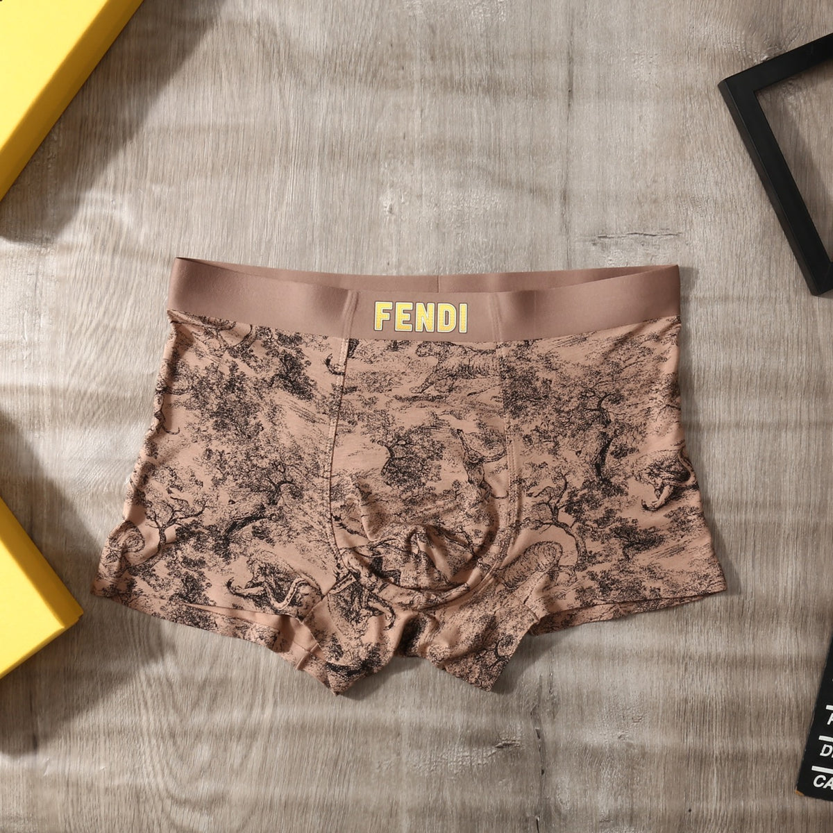 Fendi Modal Men's Boxer Briefs - 3-Piece Box
