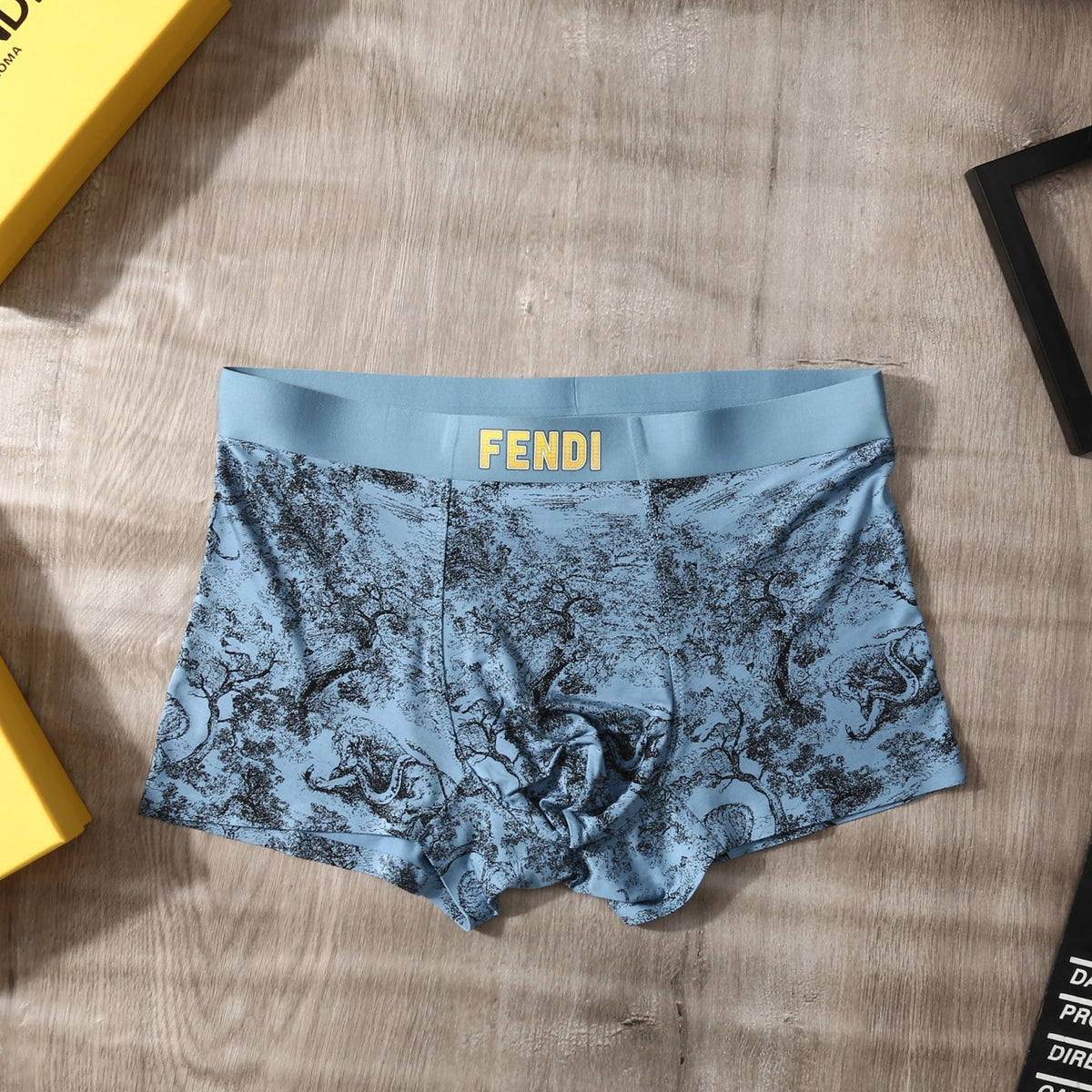 Fendi Modal Men's Boxer Briefs - 3-Piece Box