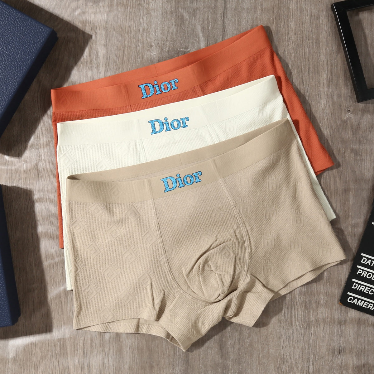 Dior Cotton Men's Boxer Briefs - 3-Piece Box