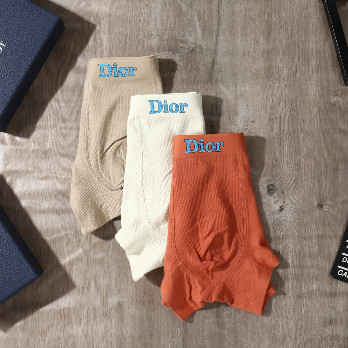 Dior Cotton Men's Boxer Briefs - 3-Piece Box