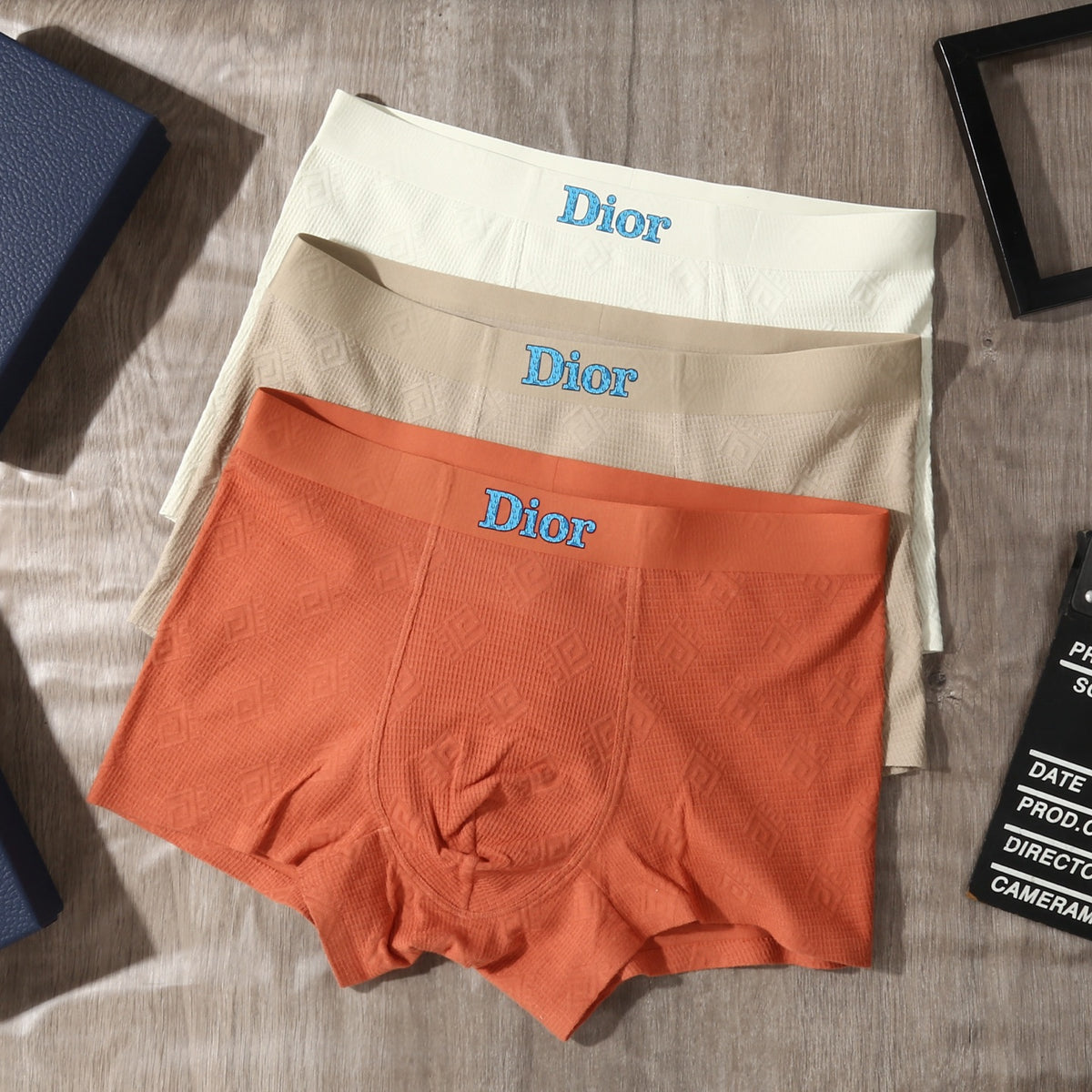 Dior Cotton Men's Boxer Briefs - 3-Piece Box