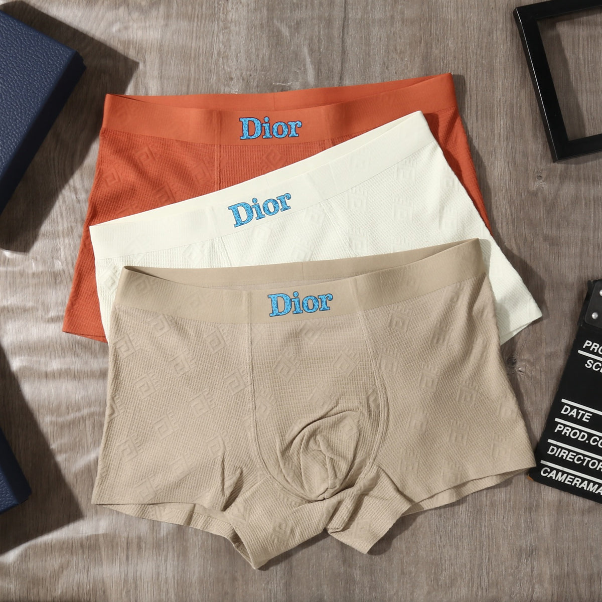 Dior Cotton Men's Boxer Briefs - 3-Piece Box