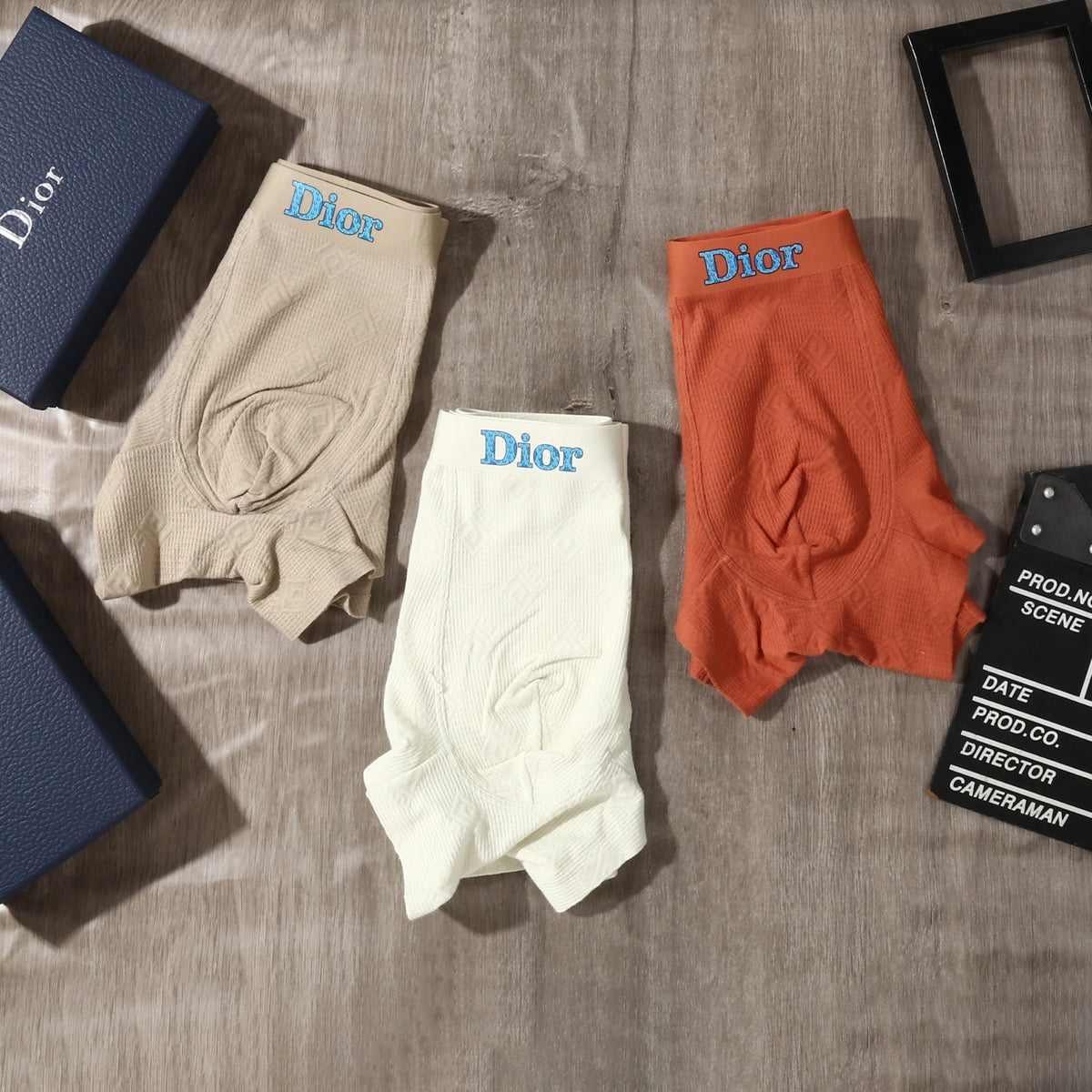 Dior Cotton Men's Boxer Briefs - 3-Piece Box