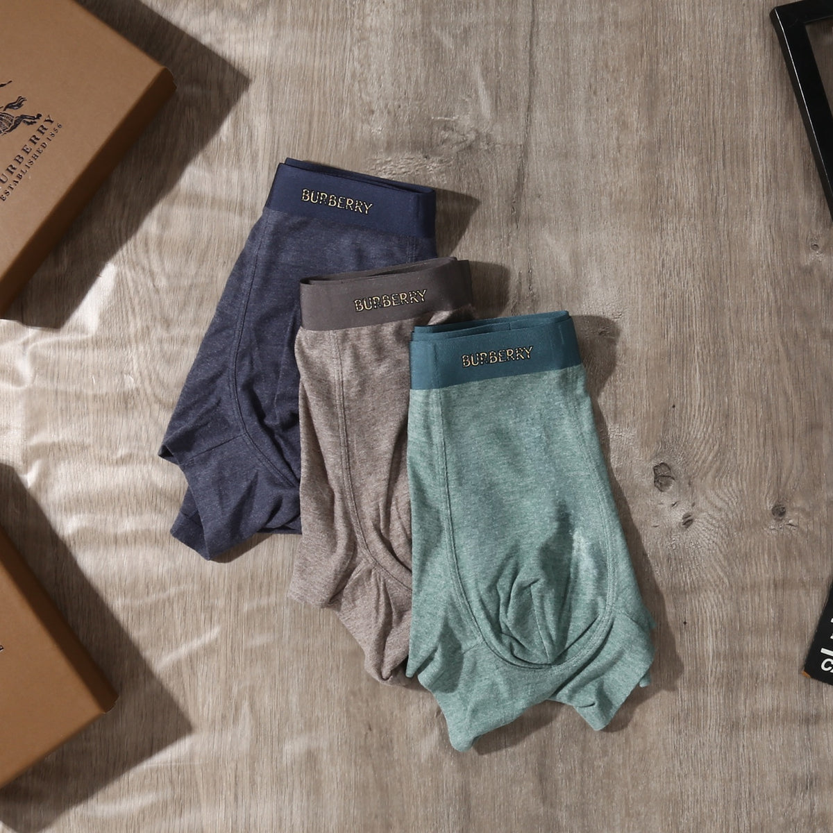 Burberry Men's Boxer Briefs - 3-Piece Box