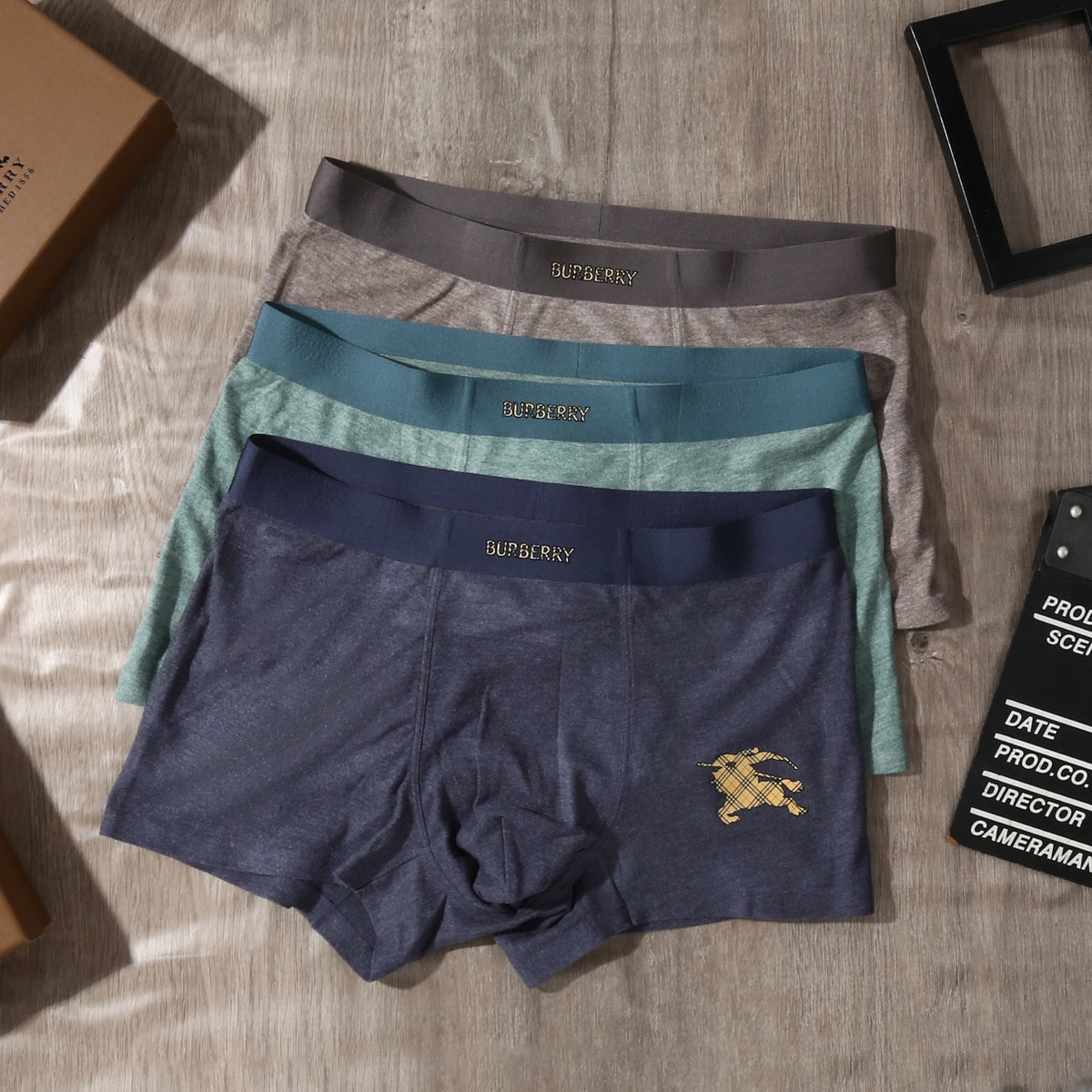 Burberry Men's Boxer Briefs - 3-Piece Box