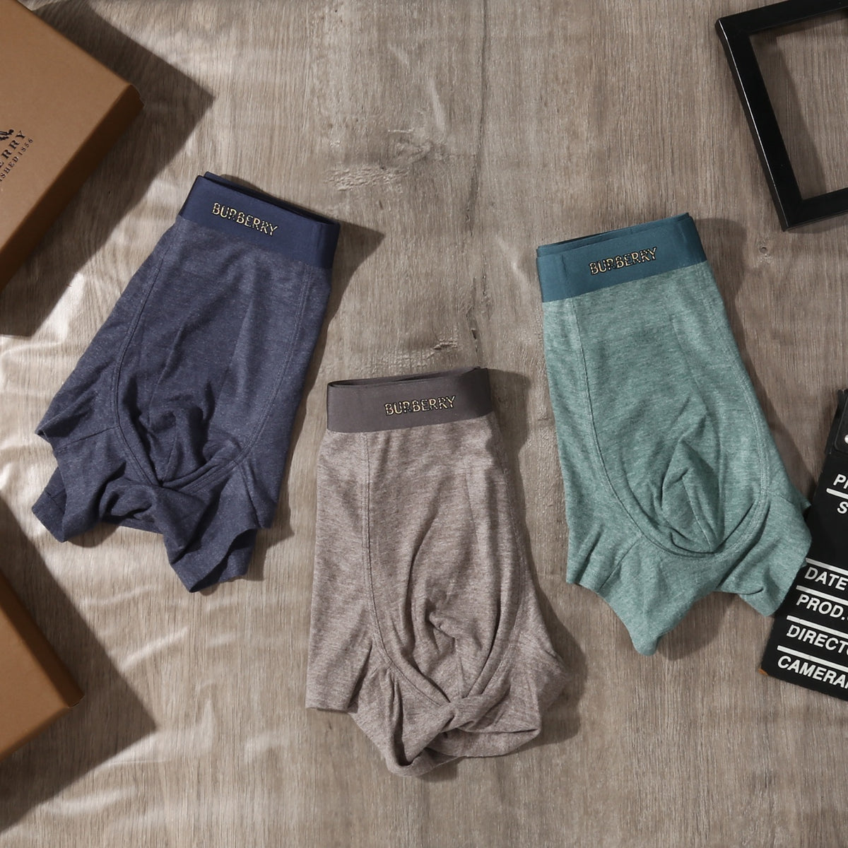 Burberry Men's Boxer Briefs - 3-Piece Box