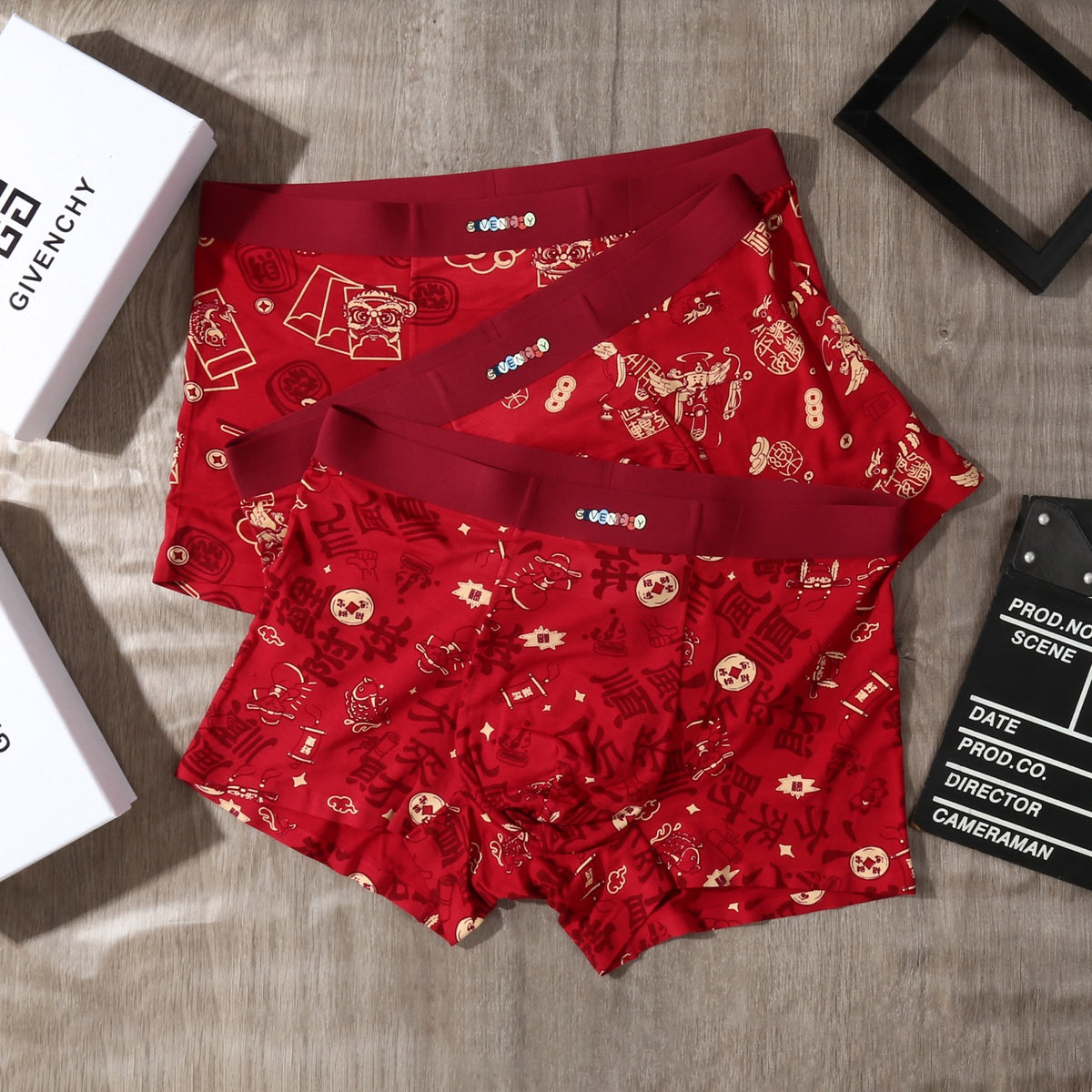Givenchy Modal Men's Boxer Briefs - 3-Piece Box