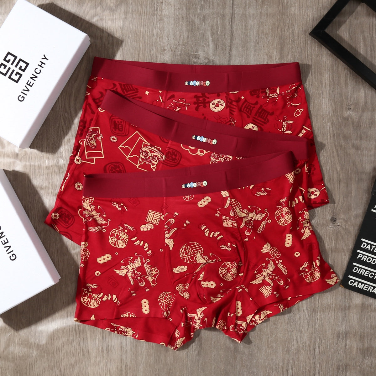 Givenchy Modal Men's Boxer Briefs - 3-Piece Box