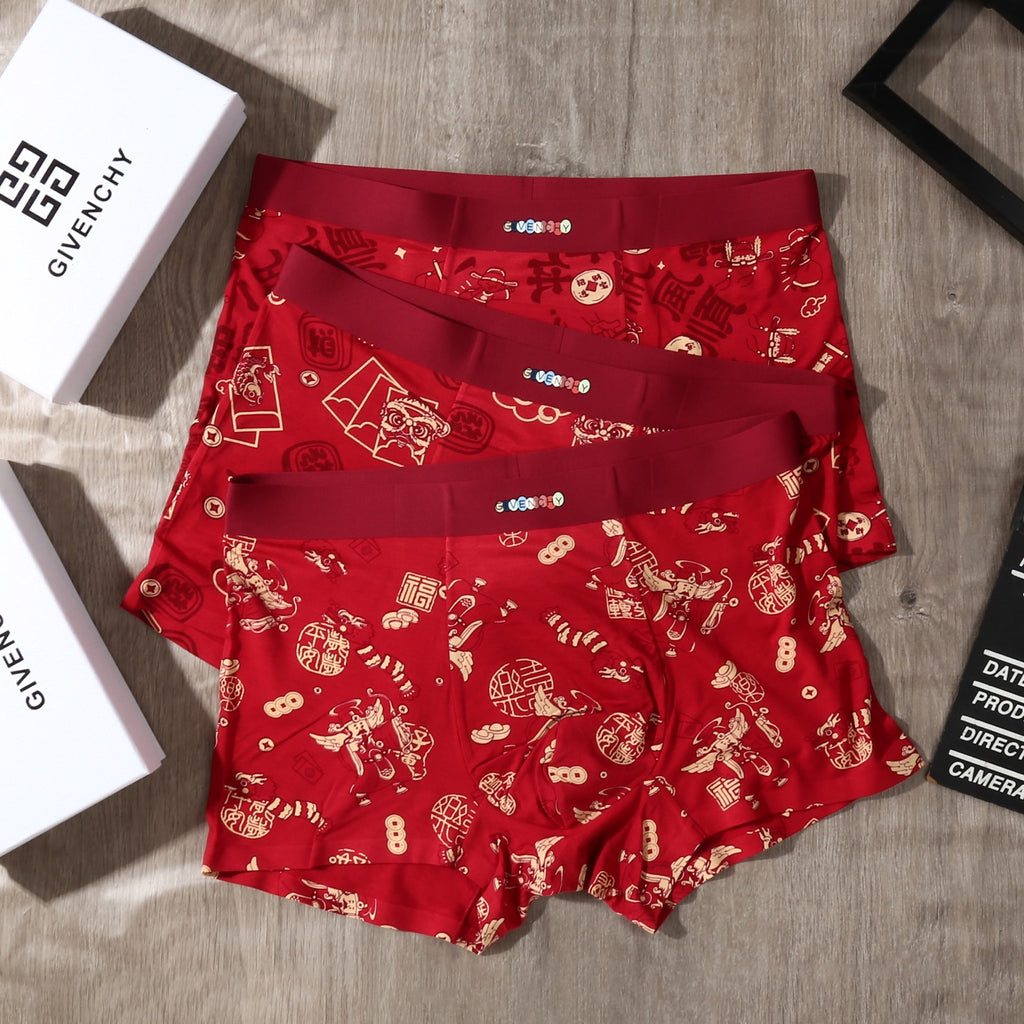 Givenchy Modal Men's Boxer Briefs - 3-Piece Box