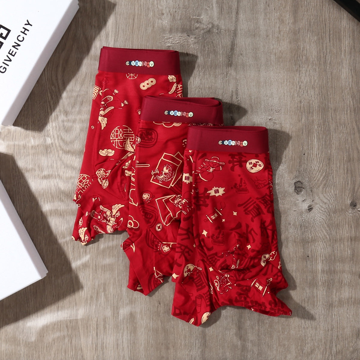 Givenchy Modal Men's Boxer Briefs - 3-Piece Box