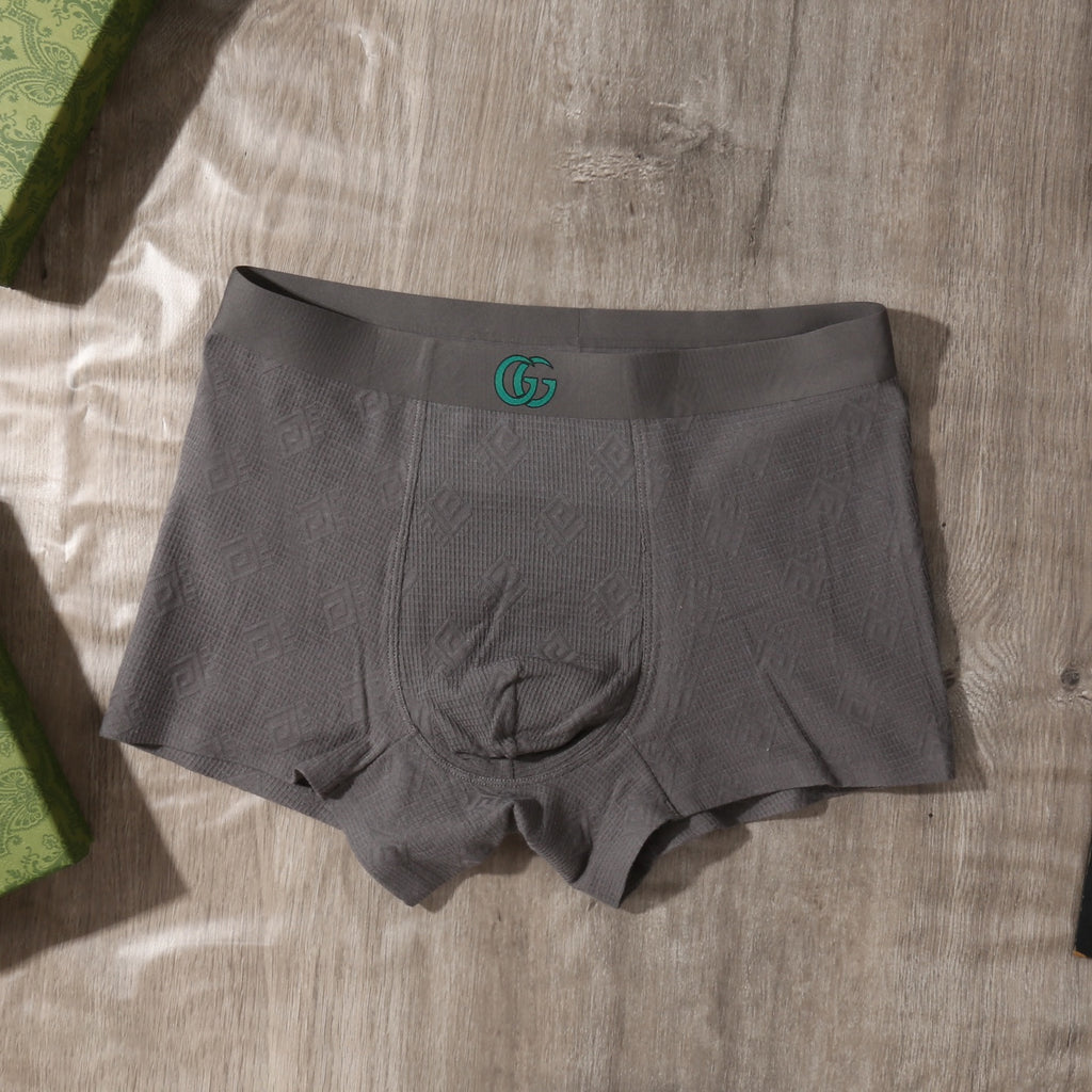 Gucci Cotton-Blend Tonal Jacquard Men's Underwear - 3-Piece Box