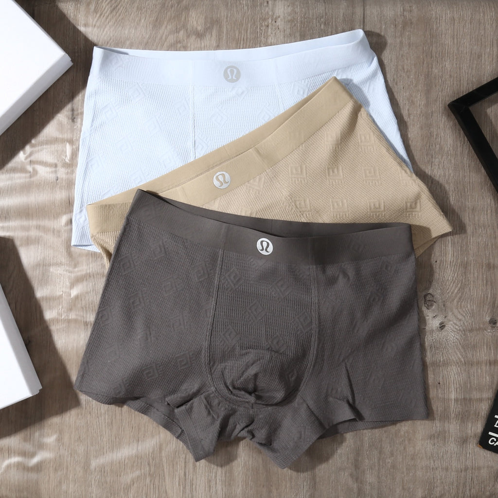 Lululemon Cotton-Blend Jacquard Men's Underwear - 3-Piece Box