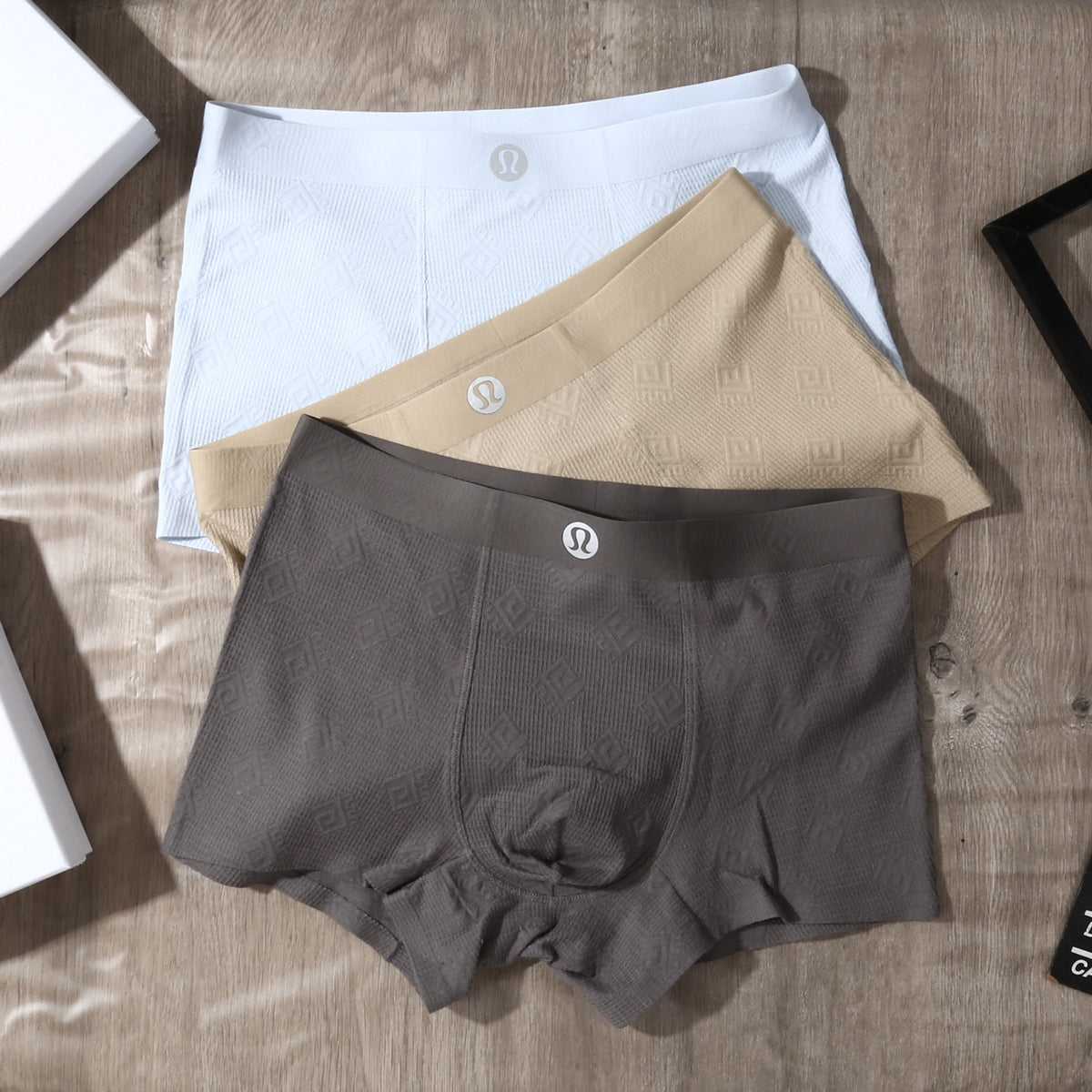 Lululemon Cotton Men's Boxer Briefs - 3-Piece Box