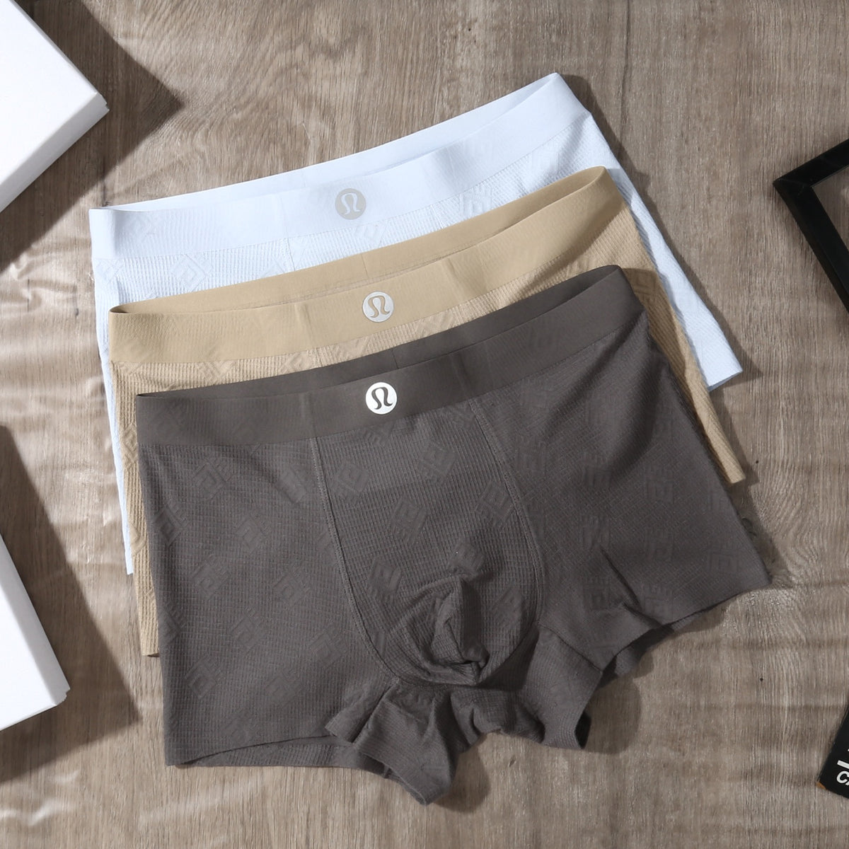 Lululemon Cotton Men's Boxer Briefs - 3-Piece Box