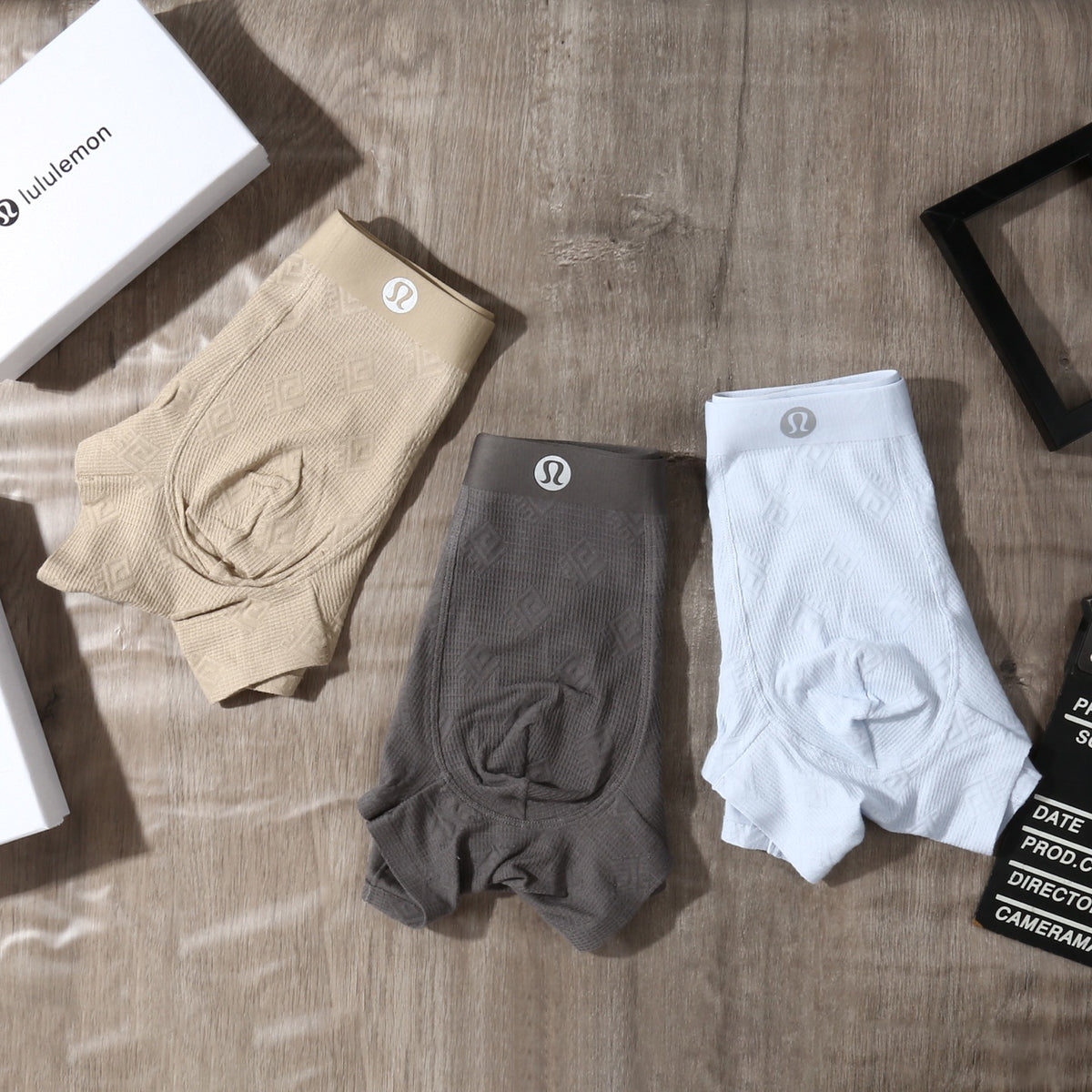 Lululemon Cotton Men's Boxer Briefs - 3-Piece Box