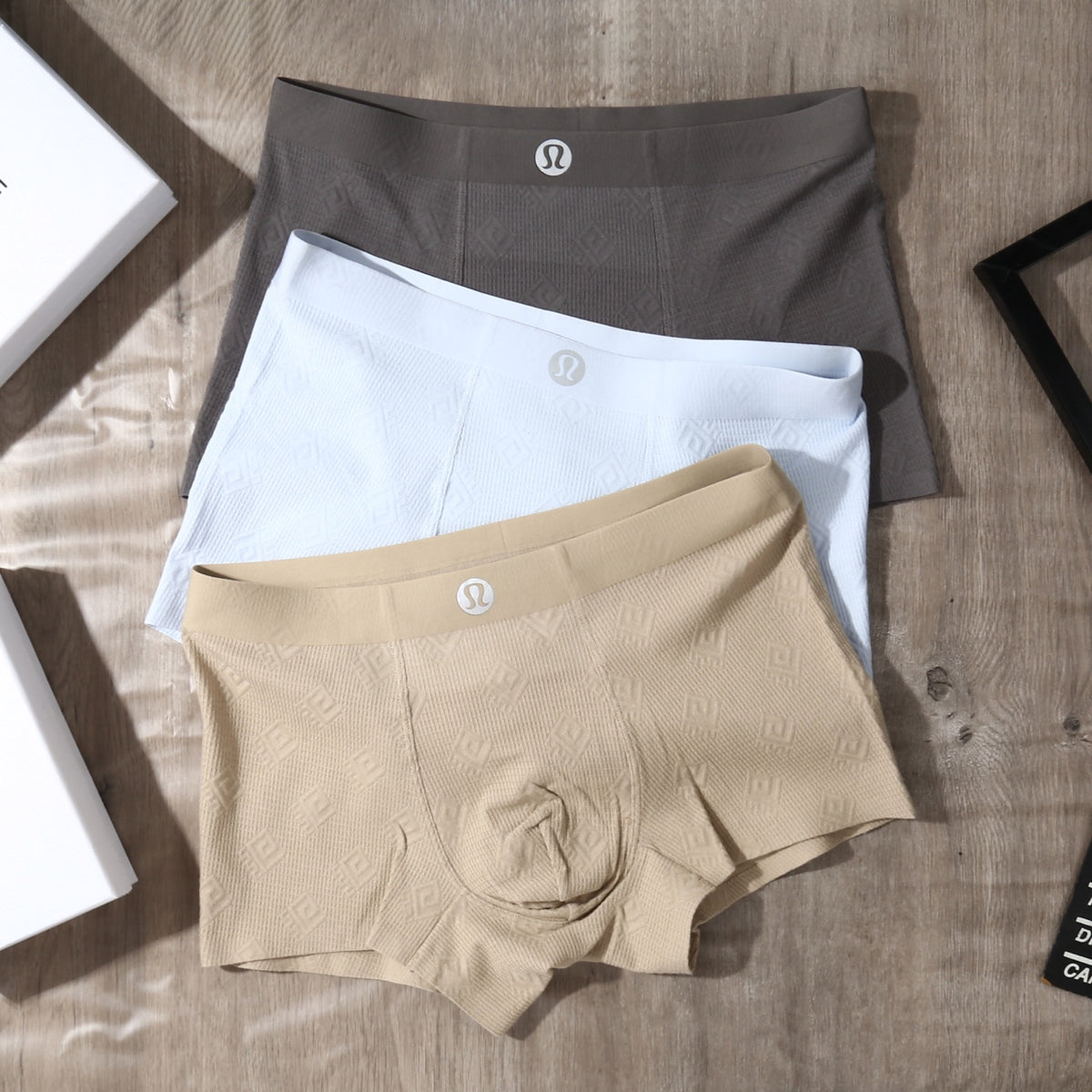 Lululemon Cotton Men's Boxer Briefs - 3-Piece Box