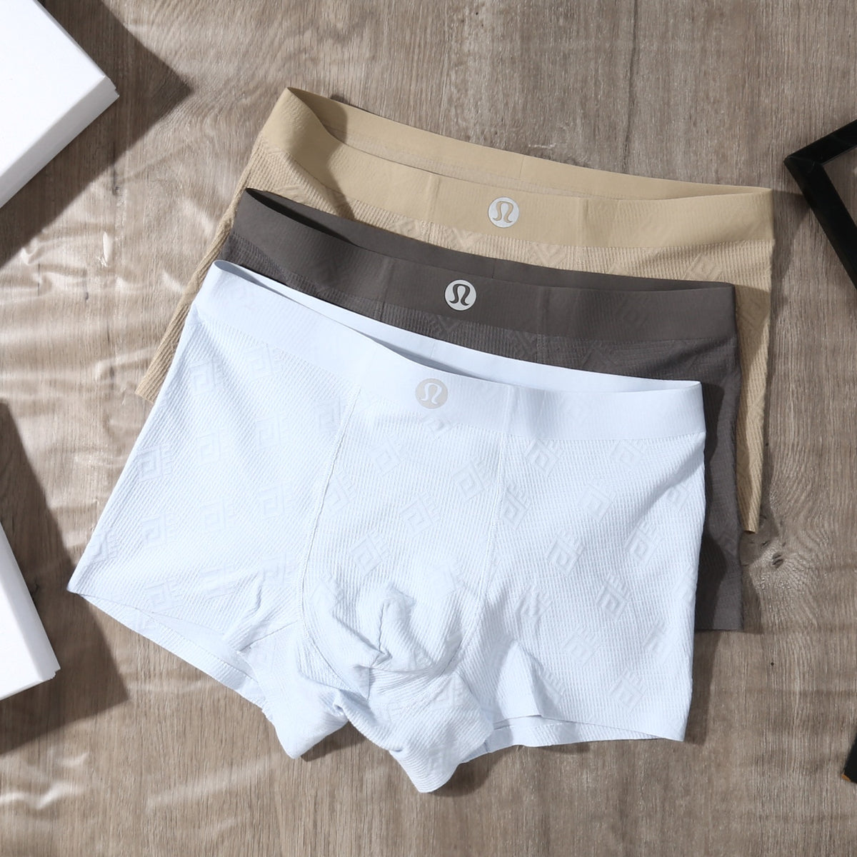Lululemon Cotton Men's Boxer Briefs - 3-Piece Box
