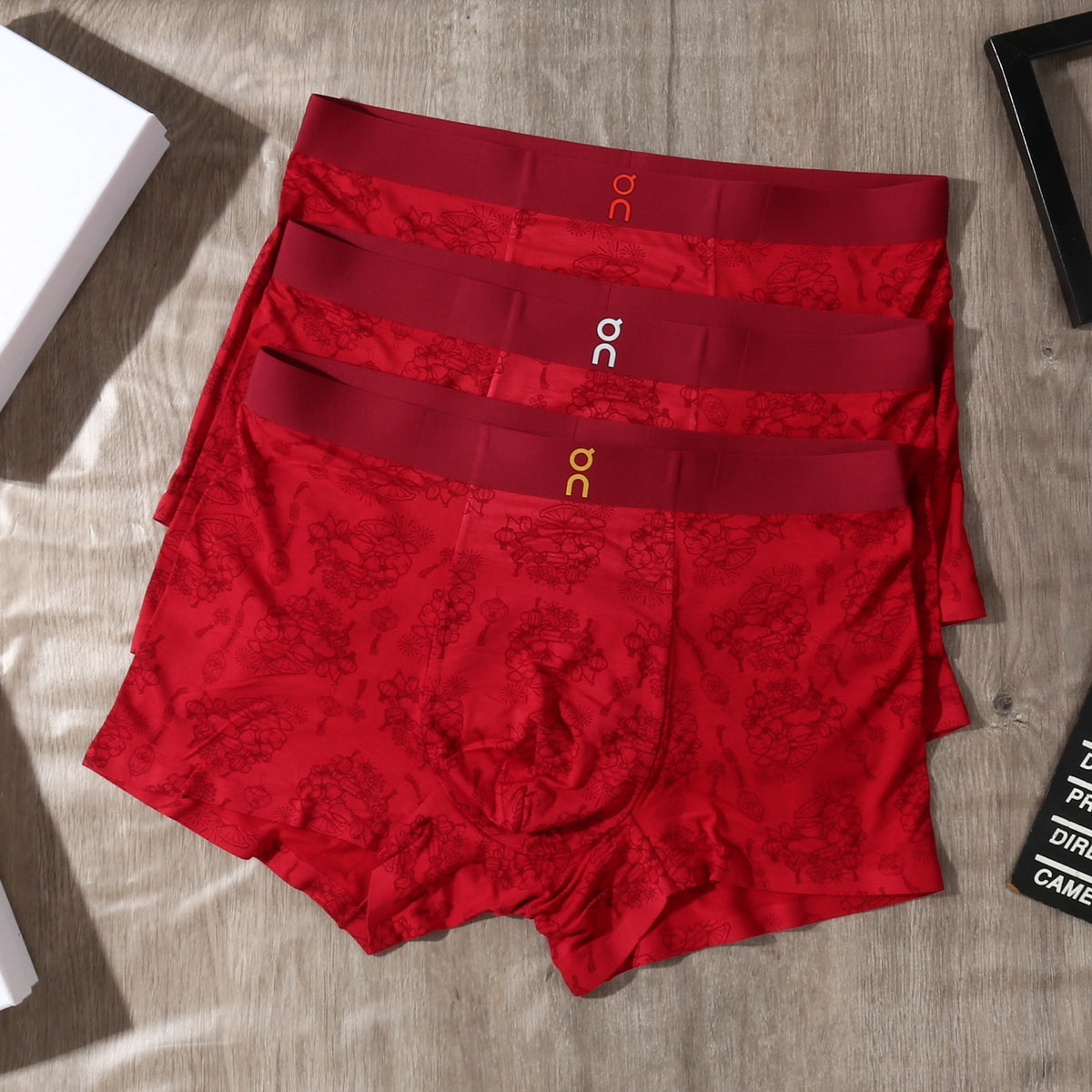 On Modal Men's Boxer Briefs - 3-Piece Box