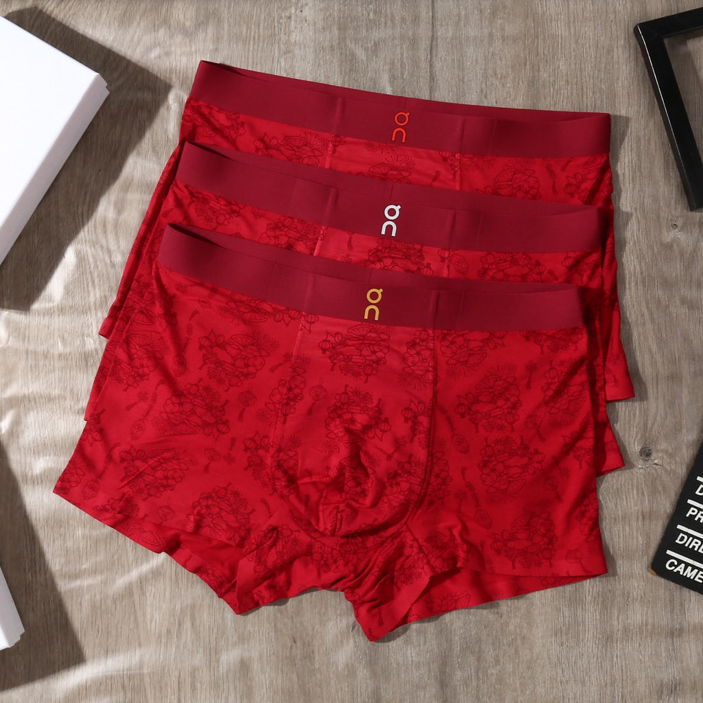 On Modal Men's Boxer Briefs - 3-Piece Box