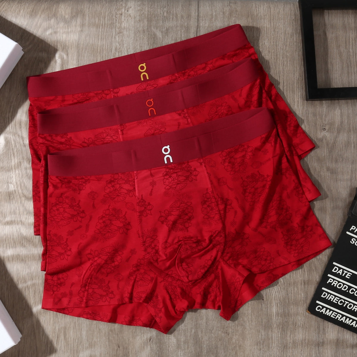 On Modal Men's Boxer Briefs - 3-Piece Box