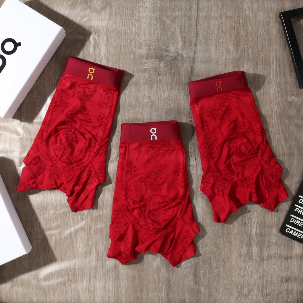 On Modal Men's Boxer Briefs - 3-Piece Box