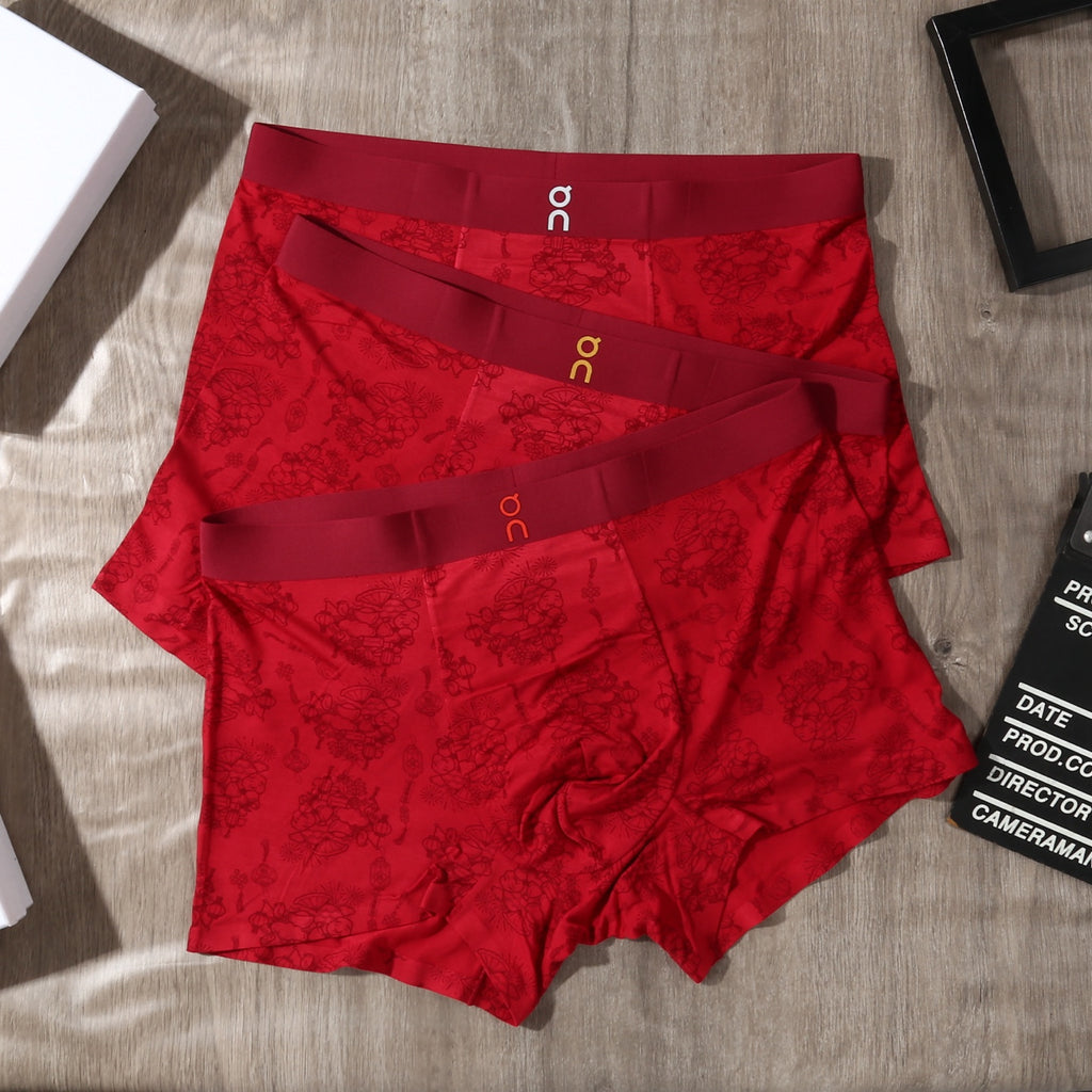 On Modal Men's Boxer Briefs - 3-Piece Box