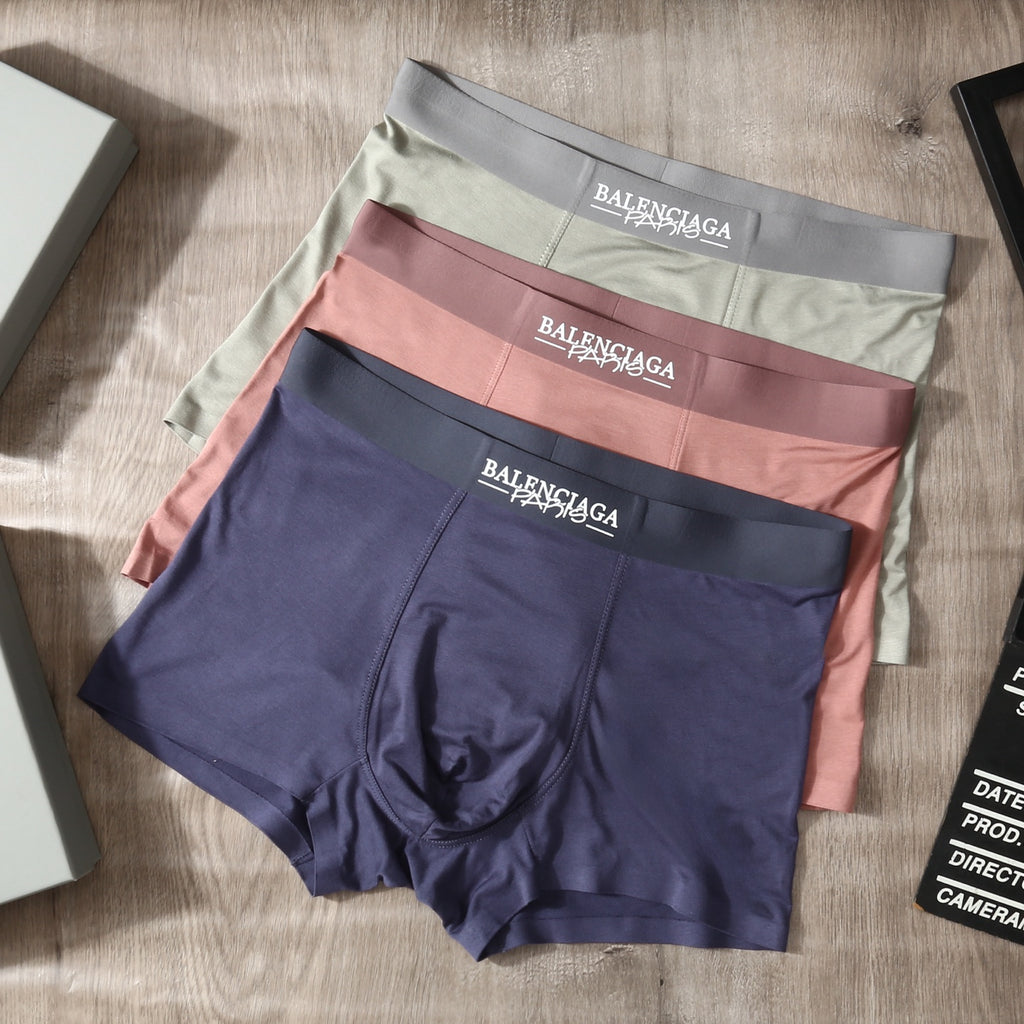 Balenciaga Modal Men's Boxer Briefs - 3-Piece Box