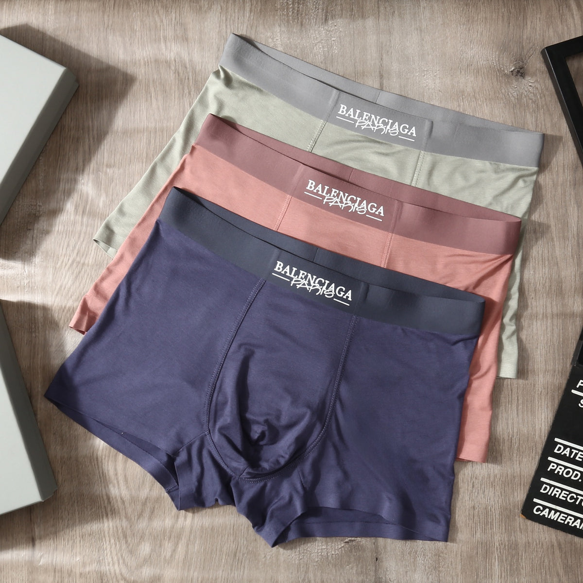 Balenciaga Modal Men's Boxer Briefs - 3-Piece Box