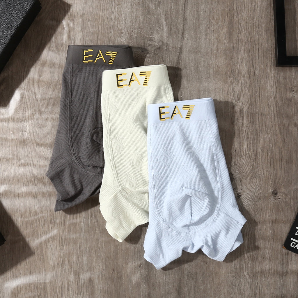 Armani Cotton Men's Boxer Briefs - 3-Piece Box