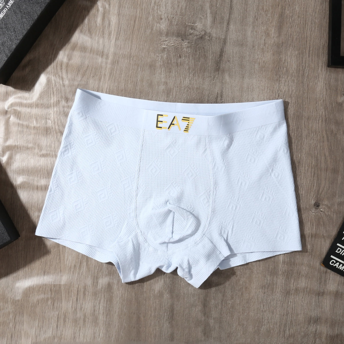 Armani Cotton Men's Boxer Briefs - 3-Piece Box