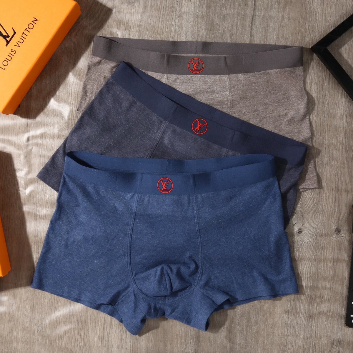 Louis Vuitton Men's Boxer Briefs - 3-Piece Box