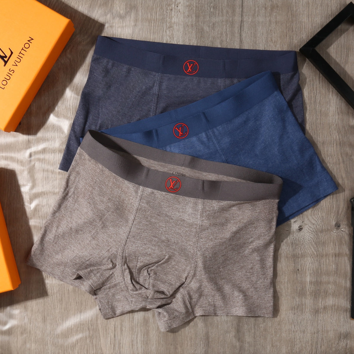 Louis Vuitton Men's Boxer Briefs - 3-Piece Box