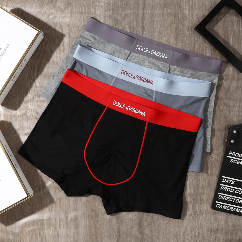 Dolce & Gabbana Modal Men's Boxer Briefs - 3-Piece Box