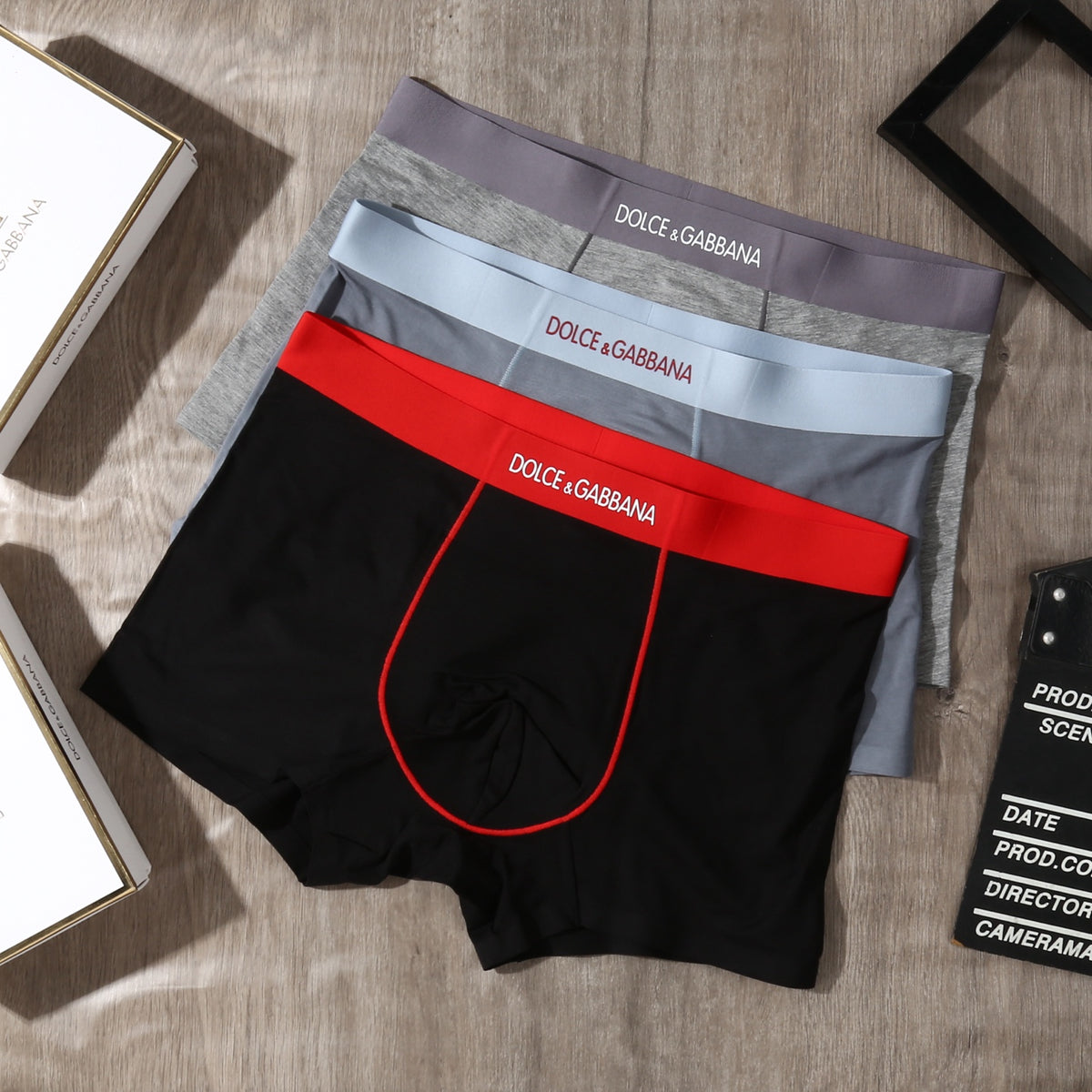Dolce & Gabbana Modal Men's Boxer Briefs - 3-Piece Box