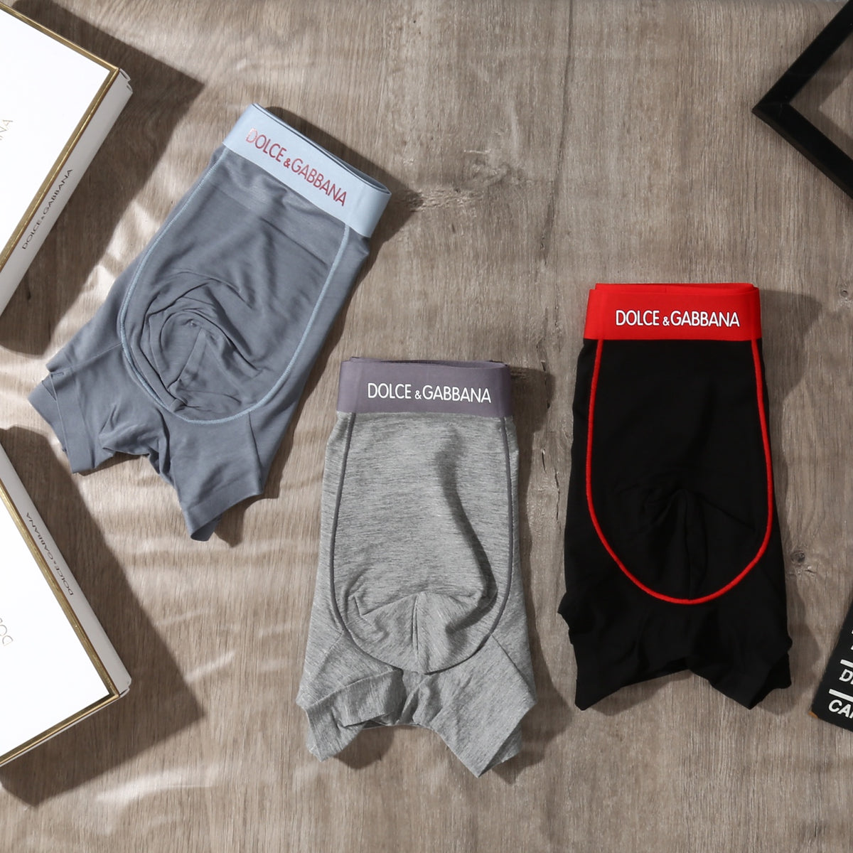 Dolce & Gabbana Modal Men's Boxer Briefs - 3-Piece Box