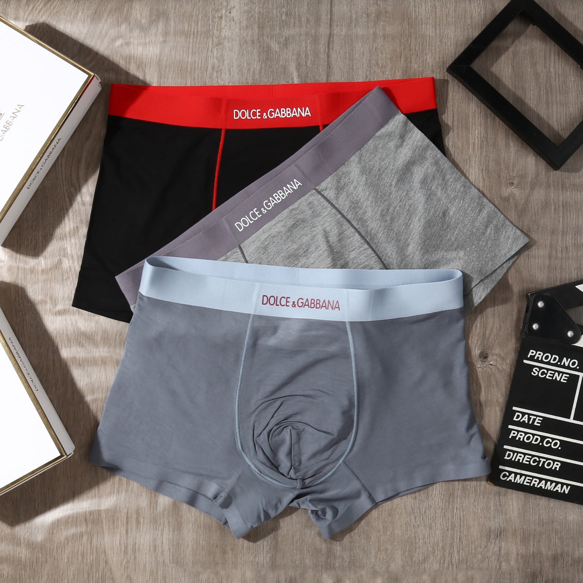 Dolce & Gabbana Modal Men's Boxer Briefs - 3-Piece Box