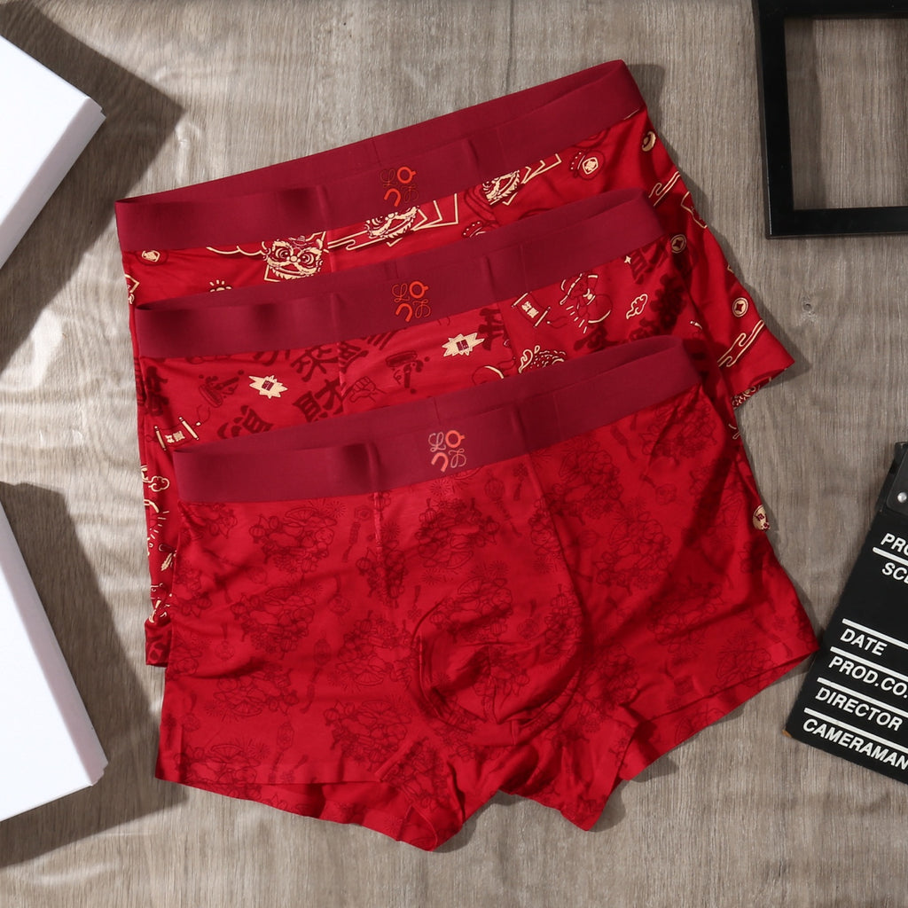 On Modal Men's Boxer Briefs - 3-Piece Box